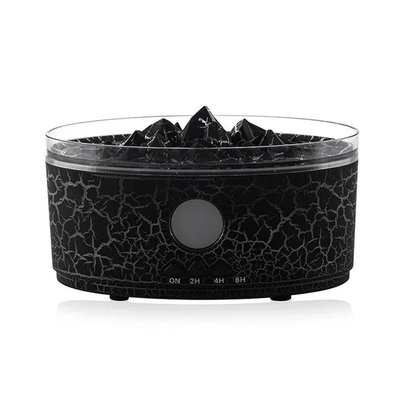 Volcano Humidifier, 300ML Essential Oil Diffuser with Jellyfish Mist and 3 Color Lights, Remote Controlled